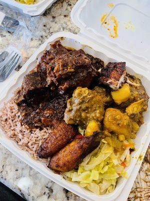 Oxtail and Curry Chicken