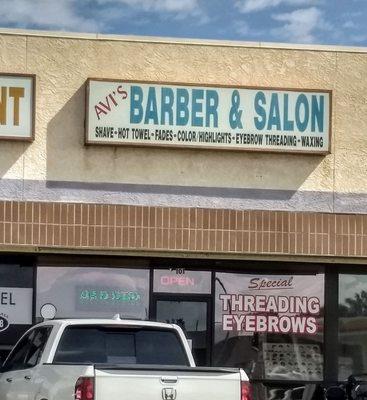 Avi's Barber and Salon, on 7th street and Maryland.