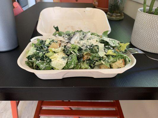 Half of the Kale Caesar