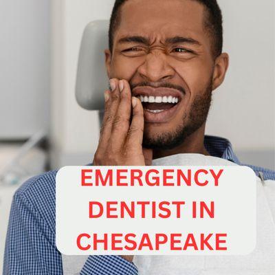 Emergency Dentist in Chesapeake open. Top Dentist and Experienced Staff available to help you when you need it most! Call us today!!