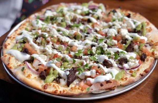 Greg Salas Carne Asada Pizza is one of our biggest sellers!