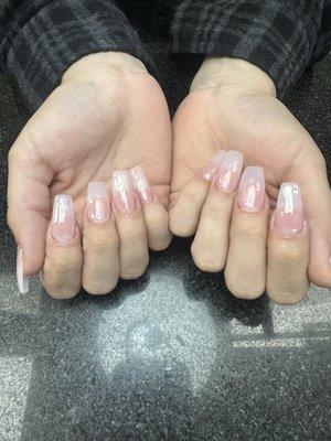 Full set gel acrylic