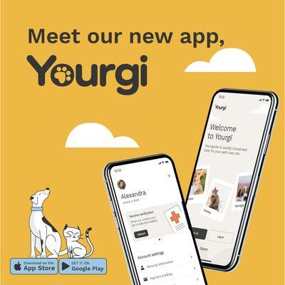 We've unleashed our new app, Yourgi - Filled with features that will make your tail wag! Info at www.woof-petresort.com/our-yourgi-app