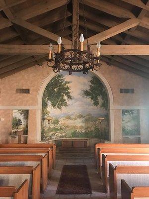 The chapel located inside the Mountain View facility.