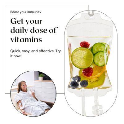 Get your daily dose of vitamins at Vitalis Wellness Center