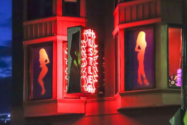 Come shop under the neon HUSTLER light in the ungodly hours, we're open late so come and find your perfect pleasure product.