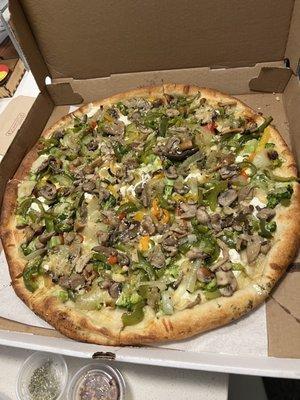 Veggie Pizza, no olives