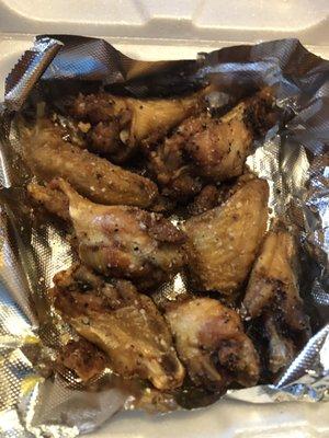 Garlic Parmesan wings