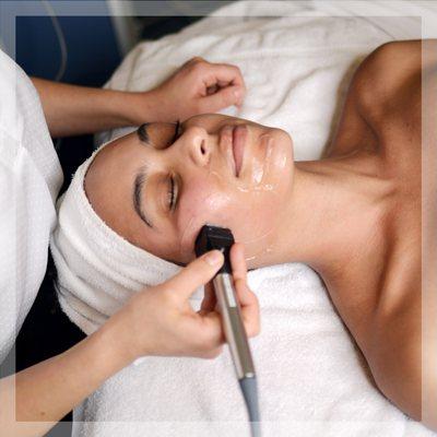 Radiofrequency (RF) is a non-invasive technology that uses electric-current-generated heat to stimulate collagen.