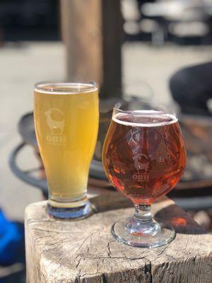 Goldvein Hefeweizen and Shorthorn American Pale Ale