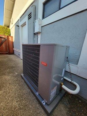 Bryant Slimline Air Conditioning unit replacement for those tight spaces.