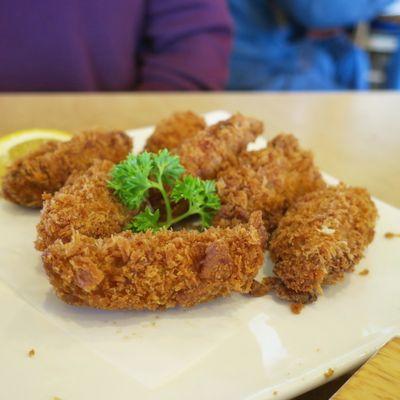 Fried oysters