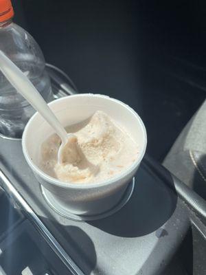 Horchata Italian ice