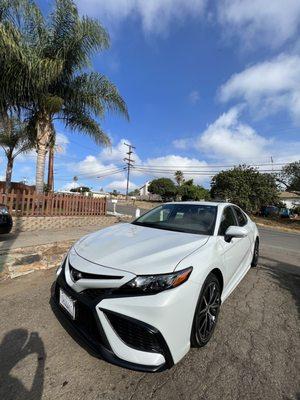 2023 Toyota Camry in "ice edge"