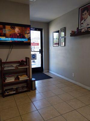 Interior waiting area.