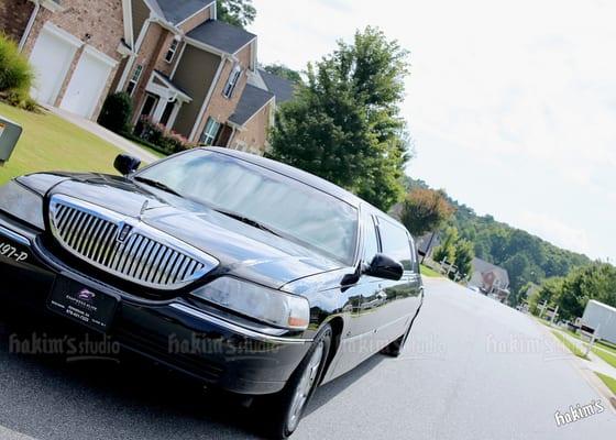 One of our limos in action. Photo courtesy of Hakim's Studio