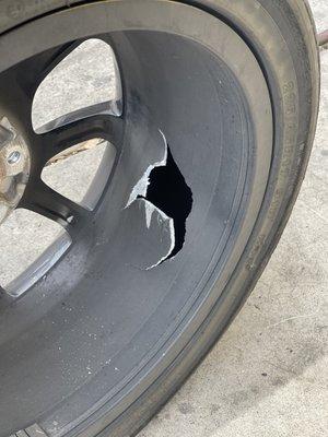 Busted rim