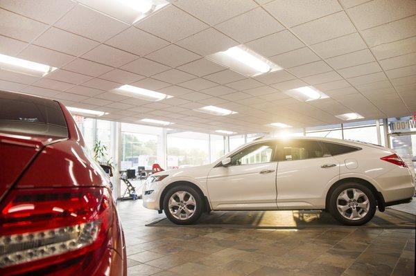 Showroom at Used Car Motor Mall