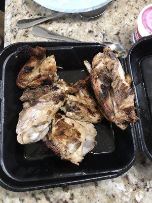 This was apparently 2 chickens! Smh!!