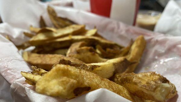 Thick Fresh Cut Fries (add salt, they come plain)