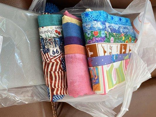 Shopping Bag of Fabrics