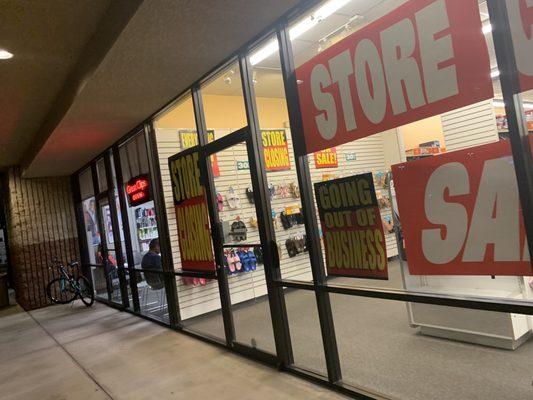 Store closing on sale