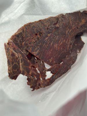 Hickory slab jerky