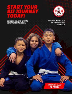 Our kids jiu-jitsu program is growing! Give your child the priceless gift of confidence and grit while they learn to defend themselves.