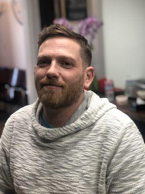 Zero fade and beard trim