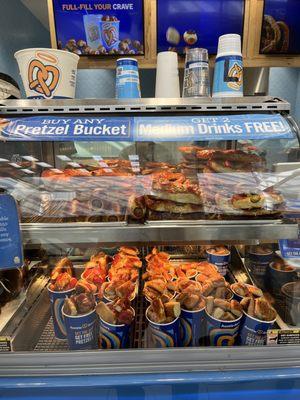 Auntie Anne's Store Front, Southland Mall, Hayward, CA.