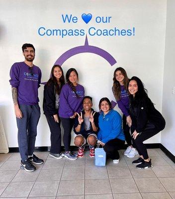 We love our coaches! Happy 1st anniversary Compass!