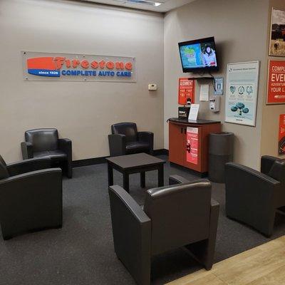 Customer waiting area