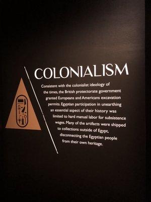 Addressing colonialism within the King Tut Exhibit