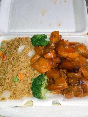 Bourbon chicken