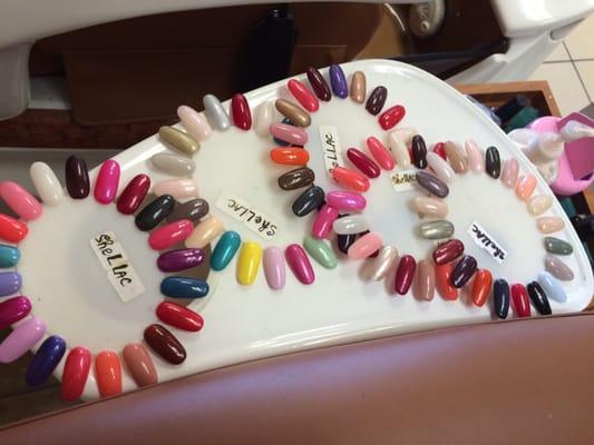 Shellac selection