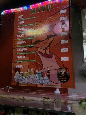 Their menu (Bay Ridge Truck)