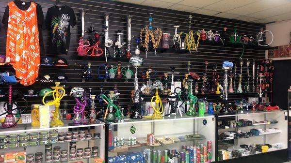 More then 30 different styles of hookah and shisha stuff