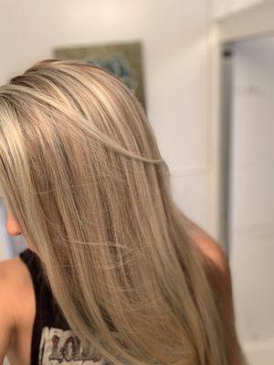 blonde highlight