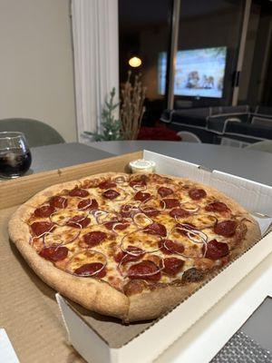 Pepperoni pizza