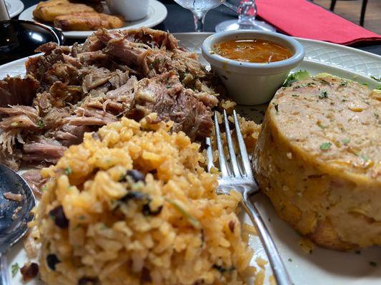 Pernil, Mofongo with Meat