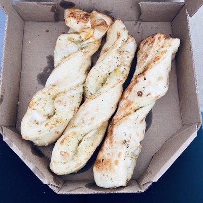 Three garlic  twists $4.29