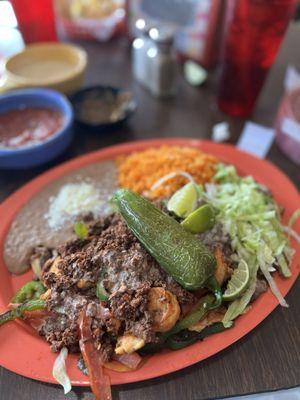 Hacienda Fajitas with jalapeño