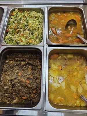 Steamed Cabbage, Vegetable soup, Chicken Soup, Legume.