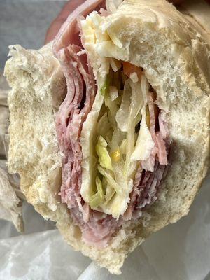 Italian sub...mostly ham