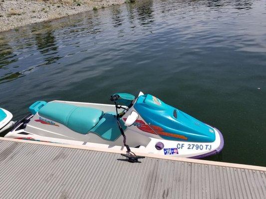 Two machine's we got from jv motorsports 95 gts and 97 gsx seadoo's