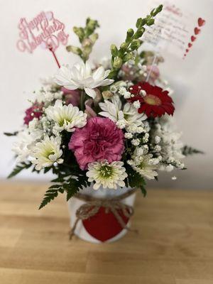 Valentine's Day arrangement