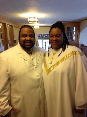 Minister of Music CJ Kingdom-Grier & Senior Pastor Rev. Denise Kingdom-Grier