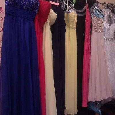 Prom Dresses - yes, we can help. By Appointment Only.