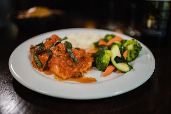 Salmone alla siciliana