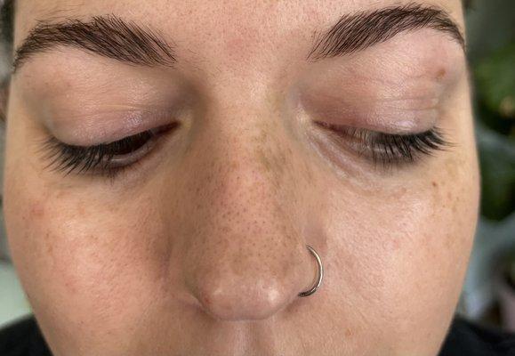 Brow lamination